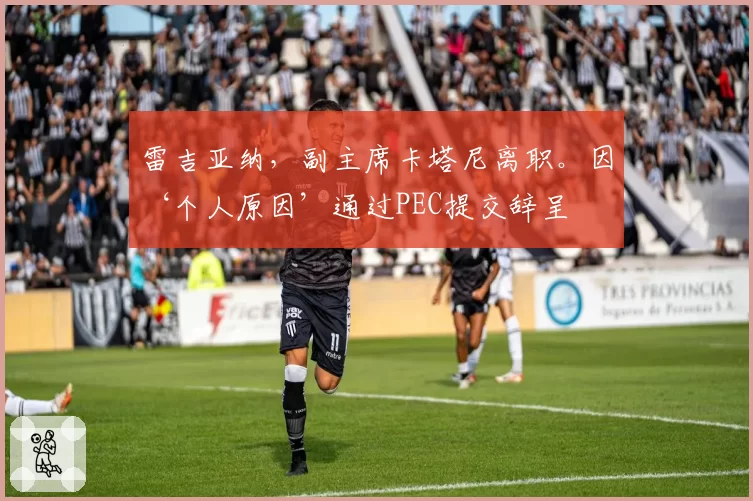 雷吉亚纳，副主席卡塔尼离职。因‘个人原因’通过PEC提交辞呈